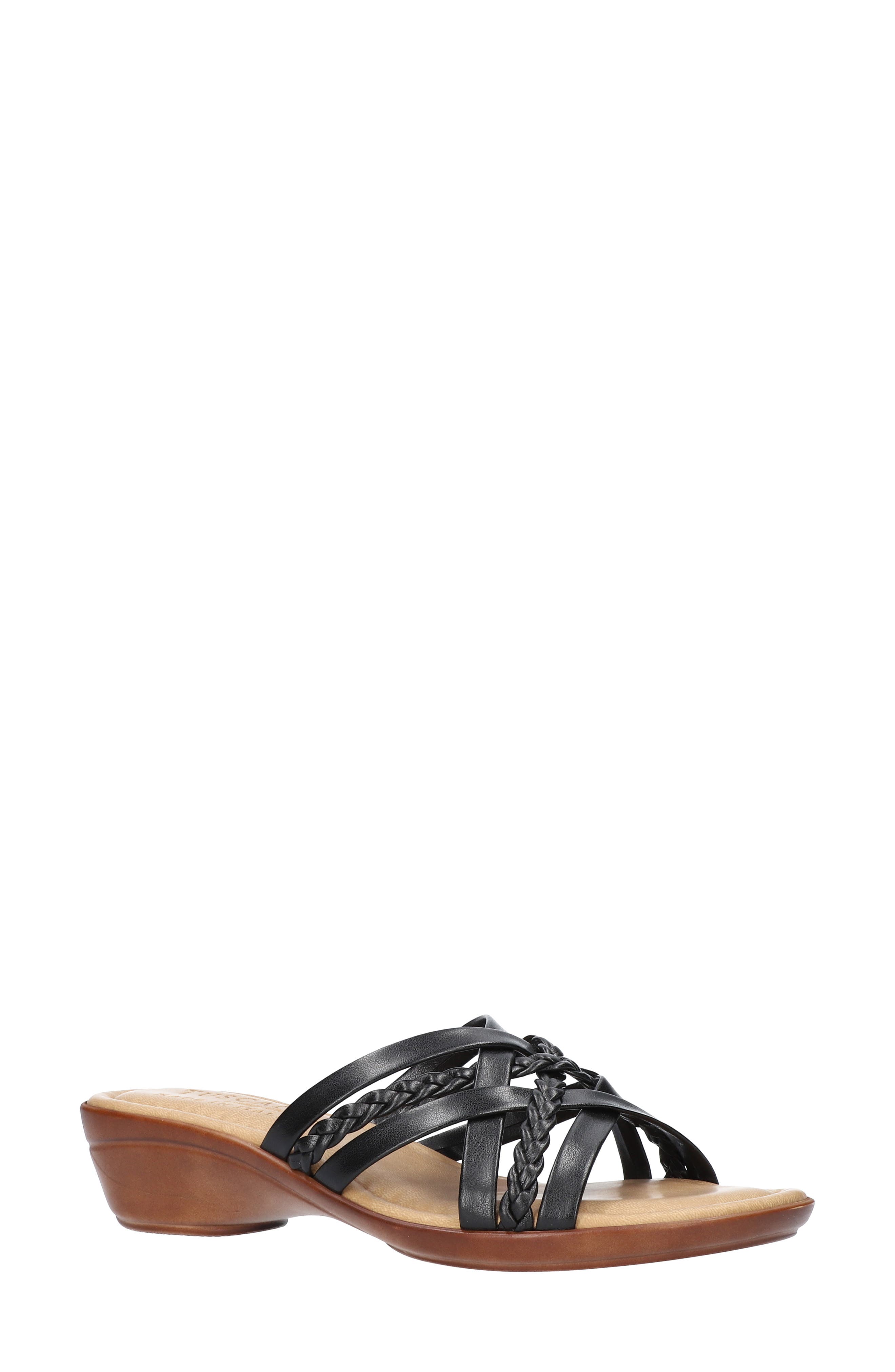 Tuscany Easy Street Vanna Women's Sandal Black Gold Size 7.5 M Tuscany Easy Street Vanna Women's Sandal Black Gold Size 7.5 M